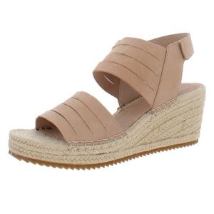 Kanna Espadrille Wedge Sandal Tan Strappy Platform Leather Jute Boho Comfy 9